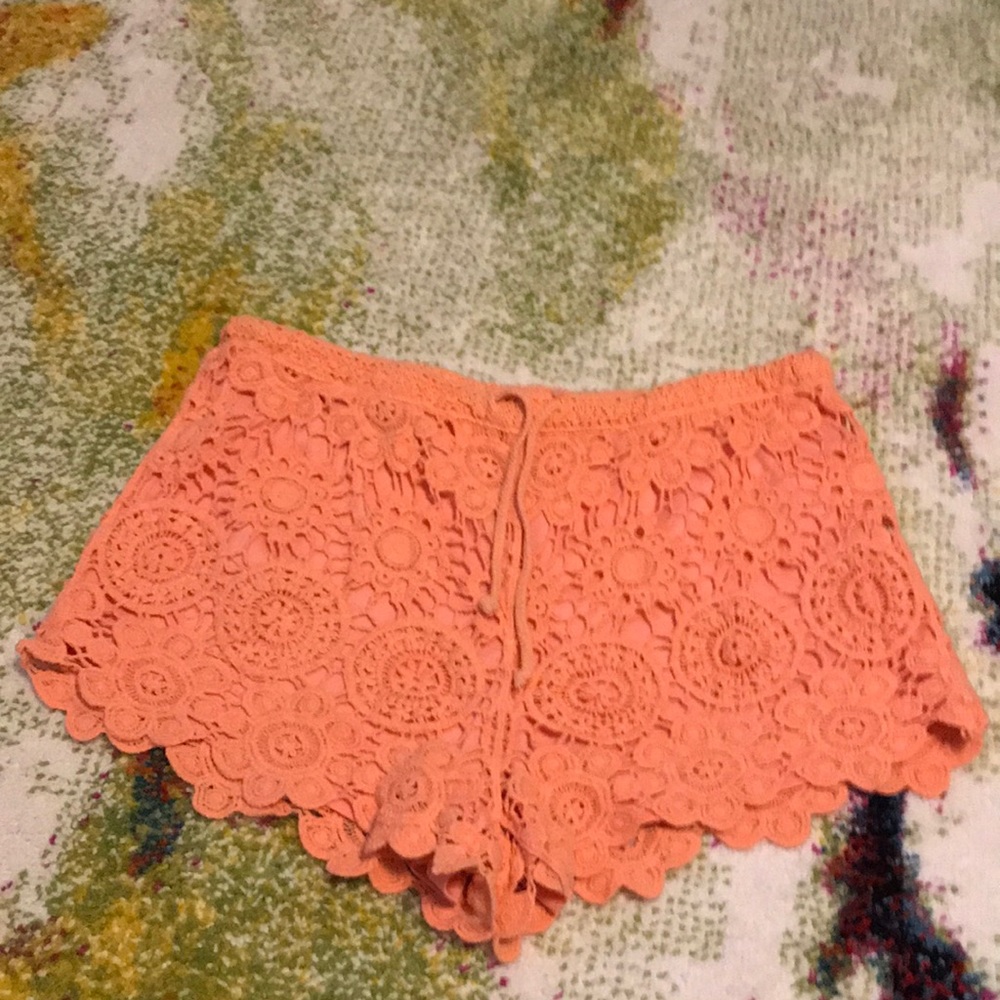Crochet 🧡 shorts.